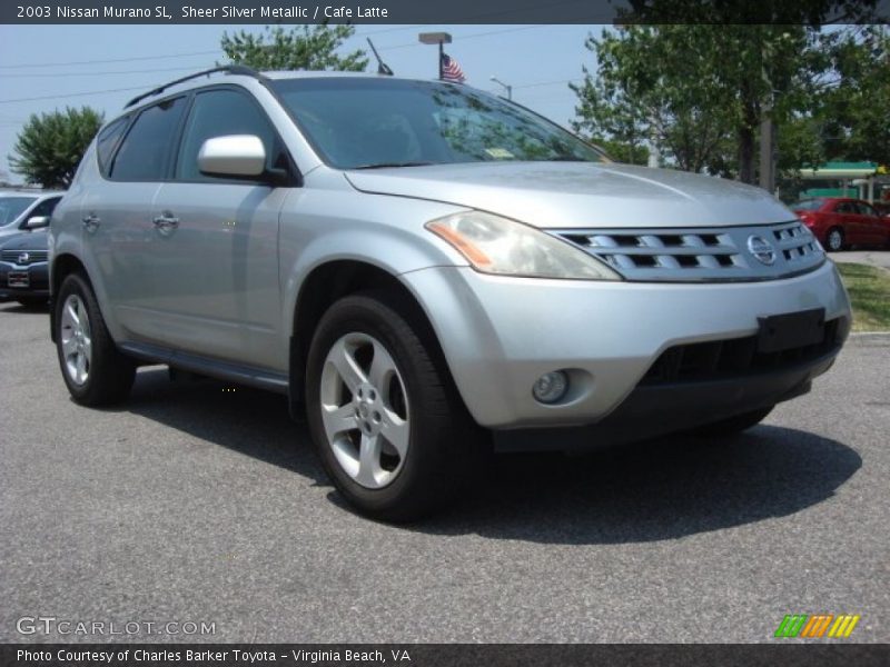 Sheer Silver Metallic / Cafe Latte 2003 Nissan Murano SL