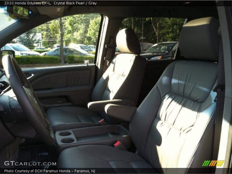 Crystal Black Pearl / Gray 2010 Honda Odyssey EX-L