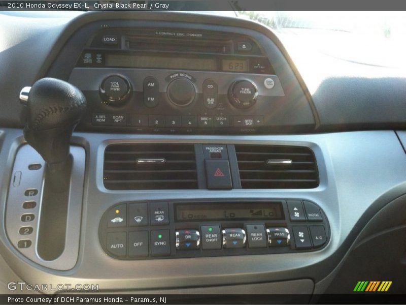 Crystal Black Pearl / Gray 2010 Honda Odyssey EX-L