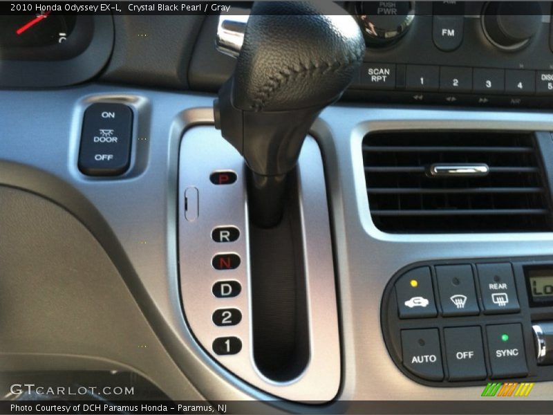 Crystal Black Pearl / Gray 2010 Honda Odyssey EX-L