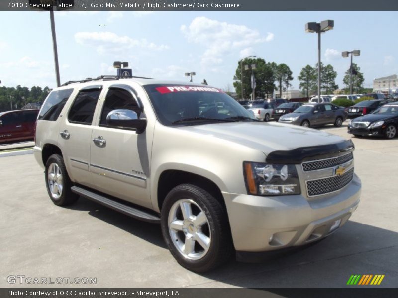 Gold Mist Metallic / Light Cashmere/Dark Cashmere 2010 Chevrolet Tahoe LTZ