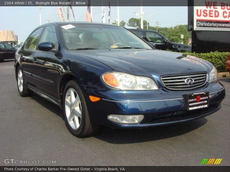 Midnight Blue Metallic / Willow 2004 Infiniti I 35