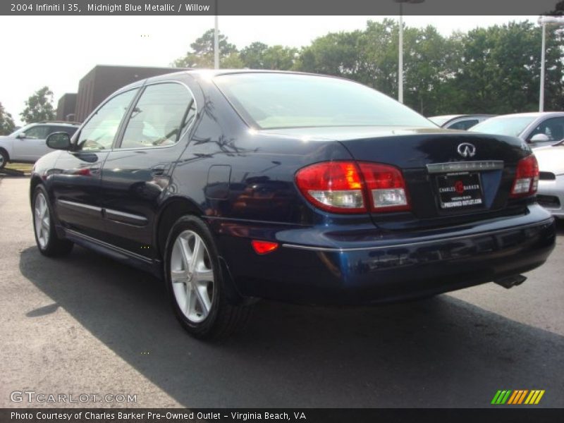 Midnight Blue Metallic / Willow 2004 Infiniti I 35