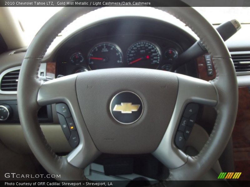Gold Mist Metallic / Light Cashmere/Dark Cashmere 2010 Chevrolet Tahoe LTZ