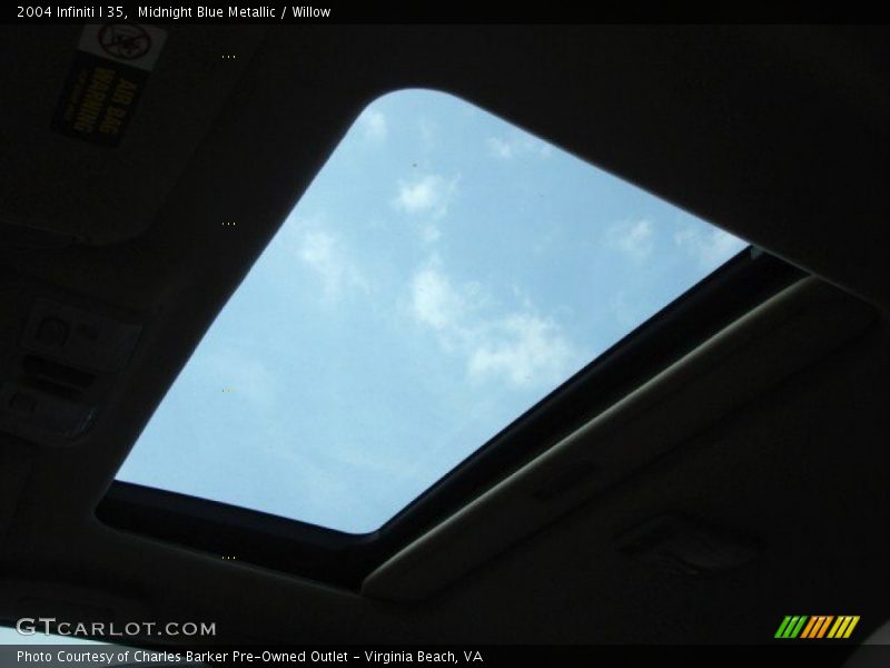 Midnight Blue Metallic / Willow 2004 Infiniti I 35