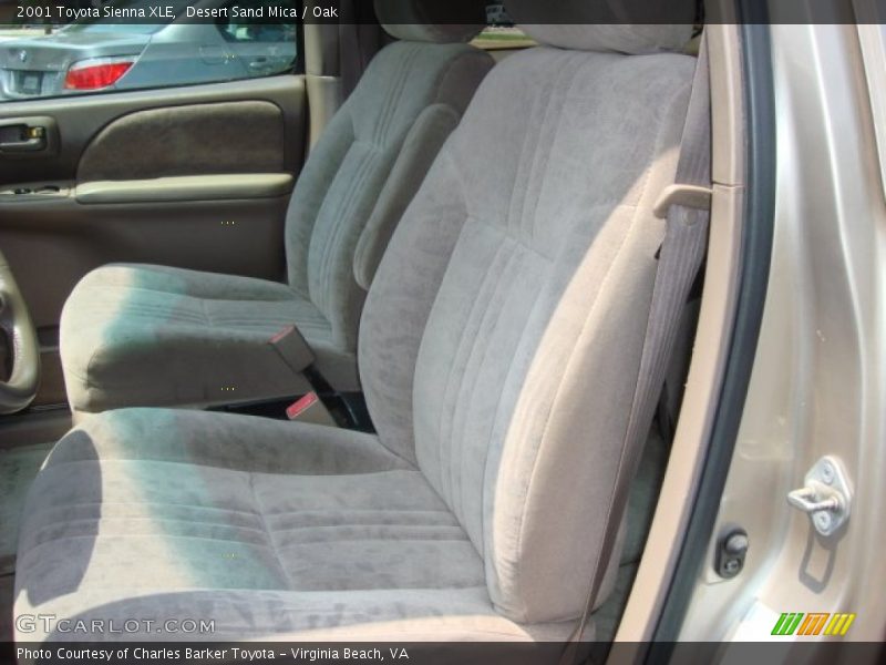 Desert Sand Mica / Oak 2001 Toyota Sienna XLE