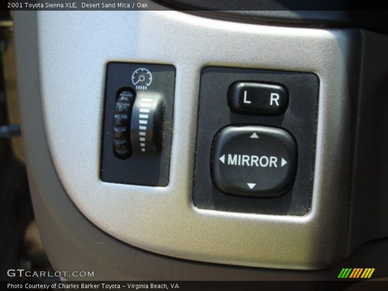 Desert Sand Mica / Oak 2001 Toyota Sienna XLE