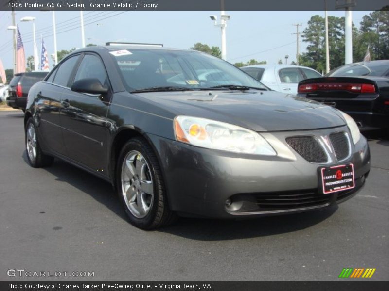 Granite Metallic / Ebony 2006 Pontiac G6 GT Sedan