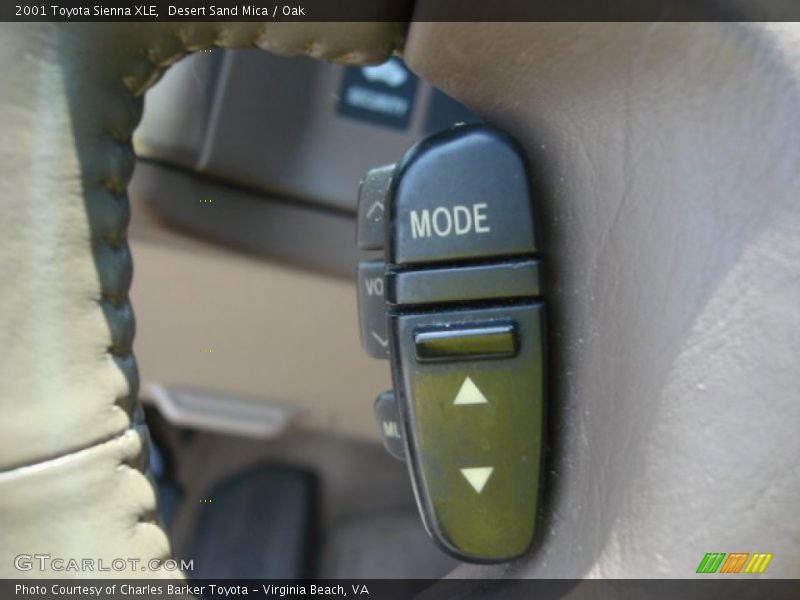 Desert Sand Mica / Oak 2001 Toyota Sienna XLE
