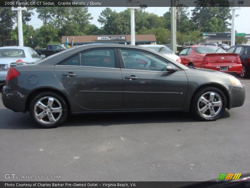 Granite Metallic / Ebony 2006 Pontiac G6 GT Sedan