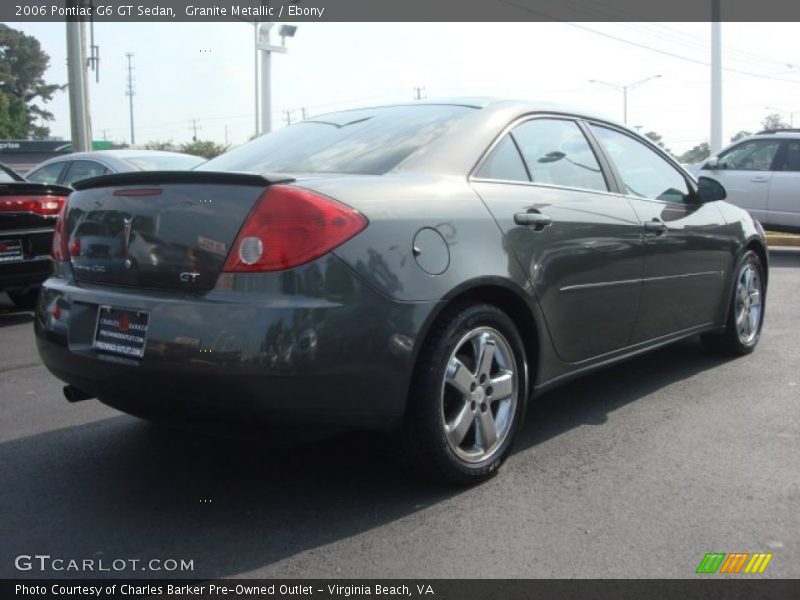 Granite Metallic / Ebony 2006 Pontiac G6 GT Sedan