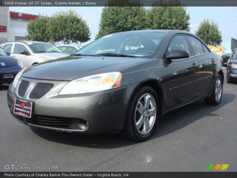 Granite Metallic / Ebony 2006 Pontiac G6 GT Sedan