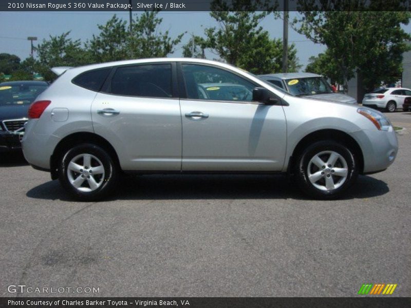 Silver Ice / Black 2010 Nissan Rogue S 360 Value Package