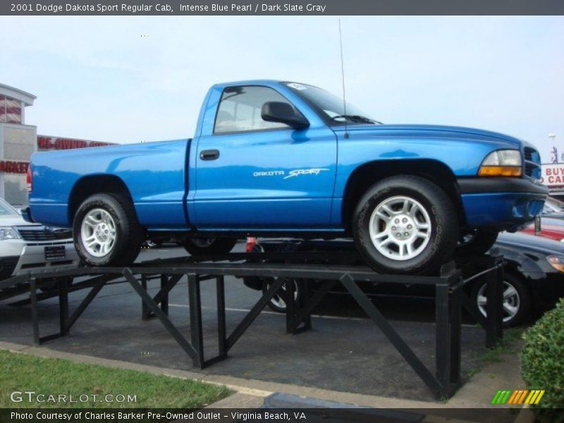  2001 Dakota Sport Regular Cab Intense Blue Pearl