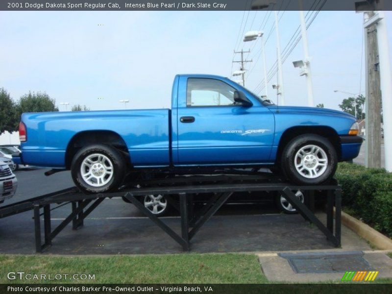 2001 Dakota Sport Regular Cab Intense Blue Pearl