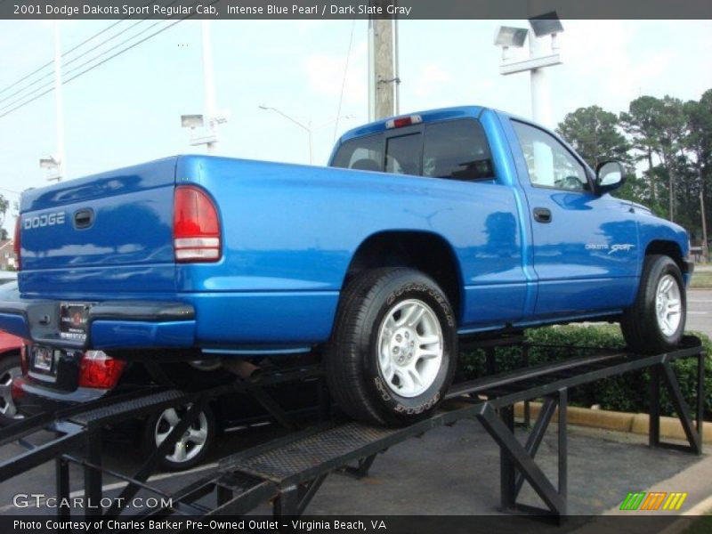  2001 Dakota Sport Regular Cab Intense Blue Pearl