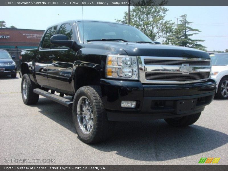 Black / Ebony Black 2007 Chevrolet Silverado 1500 LT Z71 Crew Cab 4x4