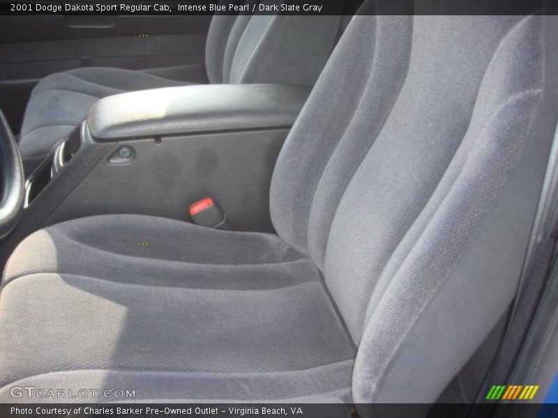 Intense Blue Pearl / Dark Slate Gray 2001 Dodge Dakota Sport Regular Cab