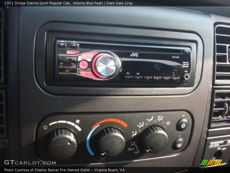 Intense Blue Pearl / Dark Slate Gray 2001 Dodge Dakota Sport Regular Cab