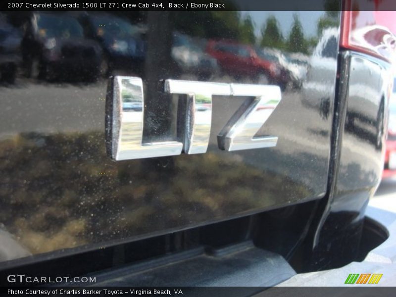 Black / Ebony Black 2007 Chevrolet Silverado 1500 LT Z71 Crew Cab 4x4
