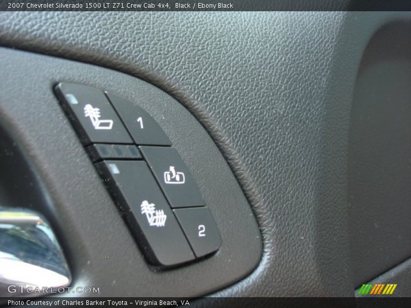 Black / Ebony Black 2007 Chevrolet Silverado 1500 LT Z71 Crew Cab 4x4