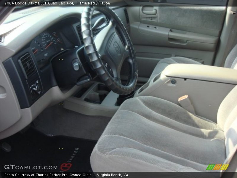 Flame Red / Taupe 2004 Dodge Dakota SLT Quad Cab 4x4