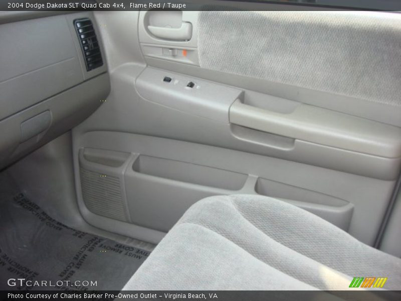 Flame Red / Taupe 2004 Dodge Dakota SLT Quad Cab 4x4