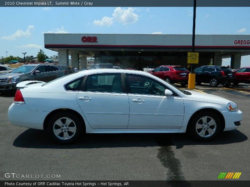 Summit White / Gray 2010 Chevrolet Impala LT