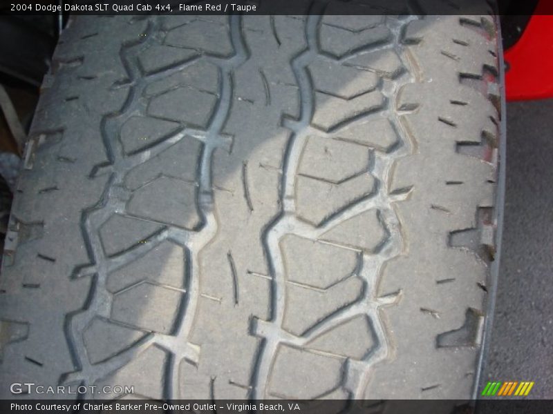 Flame Red / Taupe 2004 Dodge Dakota SLT Quad Cab 4x4