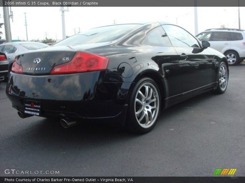 Black Obsidian / Graphite 2006 Infiniti G 35 Coupe