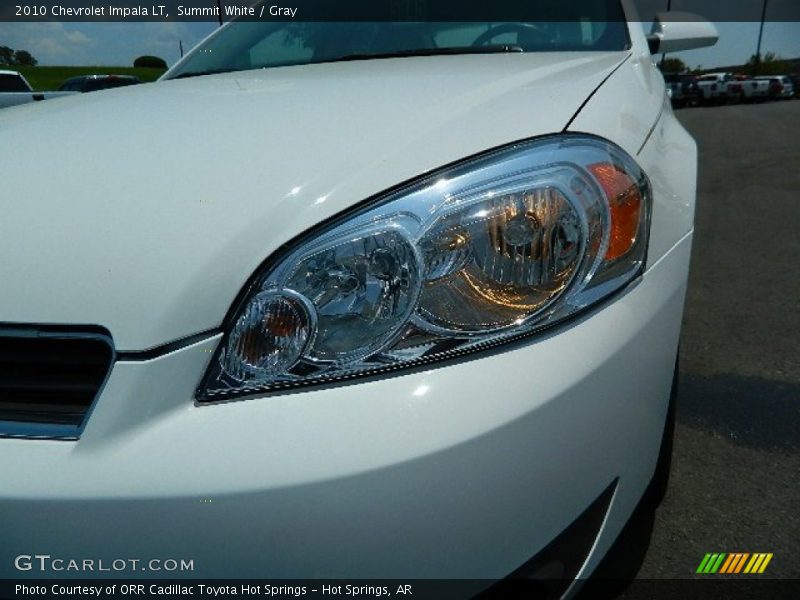 Summit White / Gray 2010 Chevrolet Impala LT