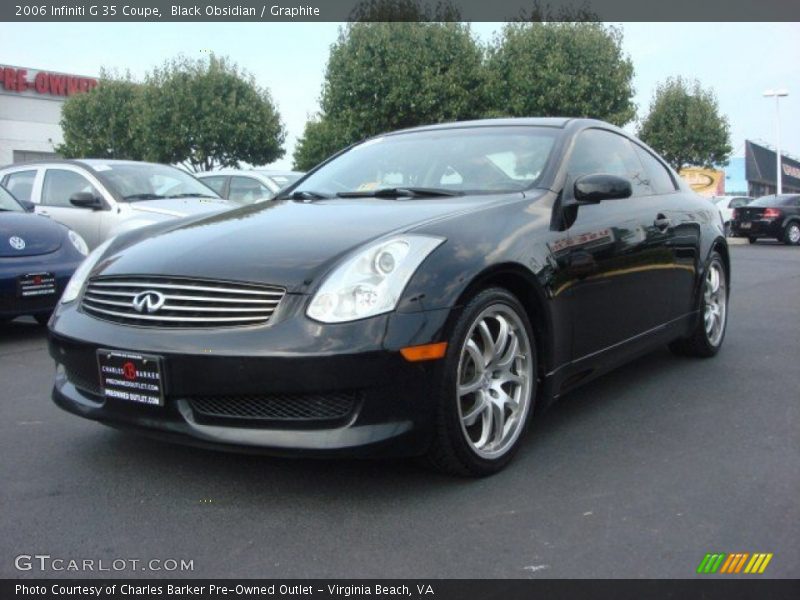 Black Obsidian / Graphite 2006 Infiniti G 35 Coupe
