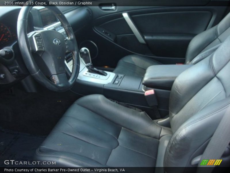 Black Obsidian / Graphite 2006 Infiniti G 35 Coupe