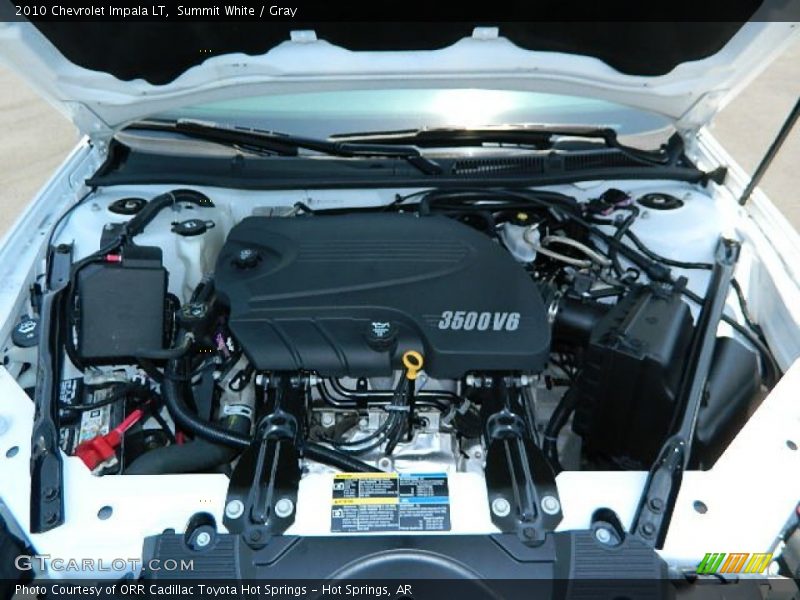 Summit White / Gray 2010 Chevrolet Impala LT