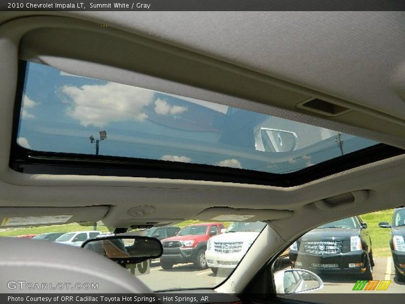 Summit White / Gray 2010 Chevrolet Impala LT