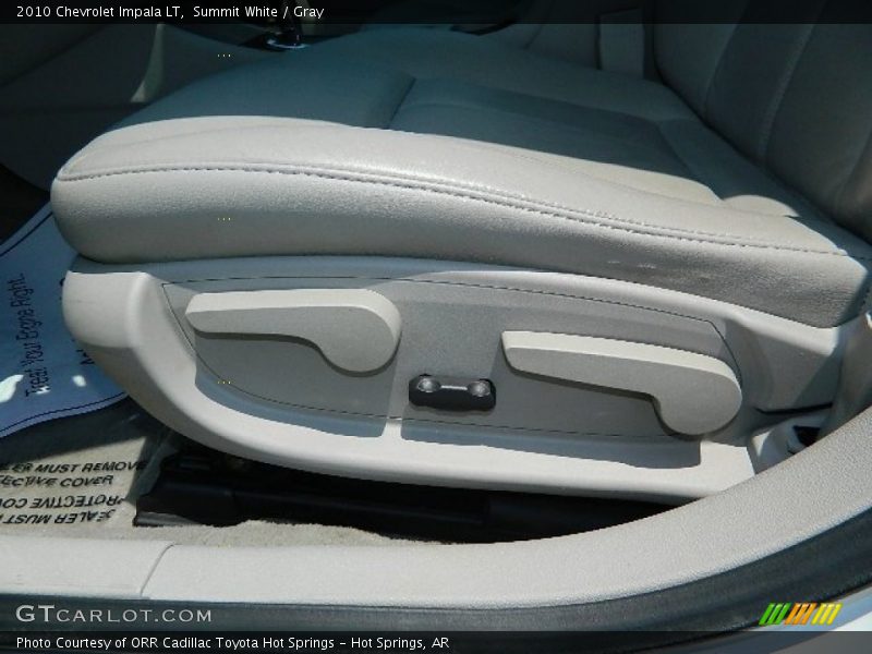 Summit White / Gray 2010 Chevrolet Impala LT