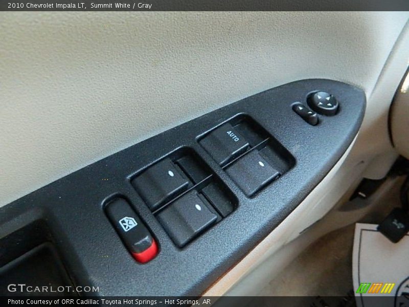 Summit White / Gray 2010 Chevrolet Impala LT