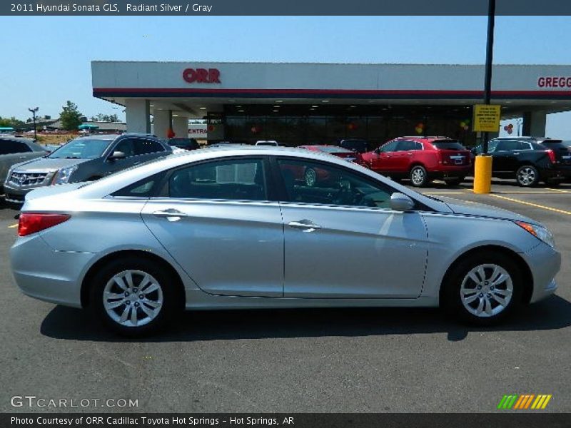 Radiant Silver / Gray 2011 Hyundai Sonata GLS