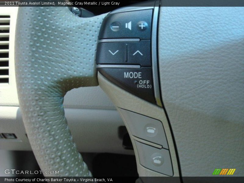 Magnetic Gray Metallic / Light Gray 2011 Toyota Avalon Limited