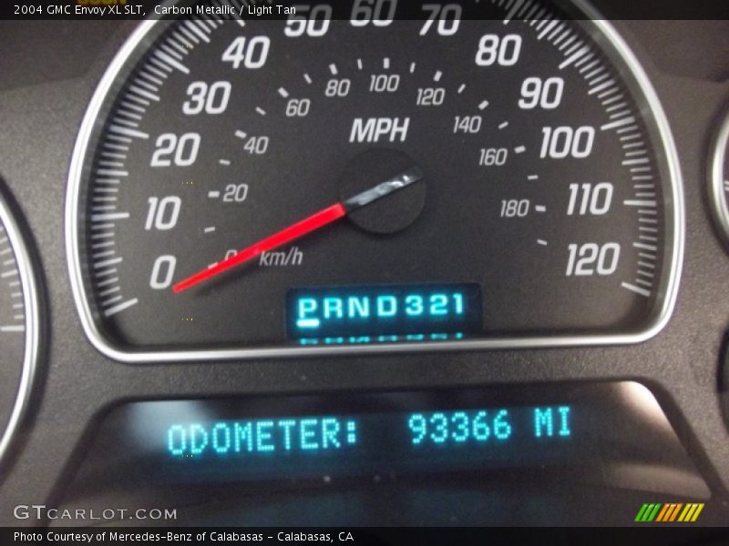 Carbon Metallic / Light Tan 2004 GMC Envoy XL SLT