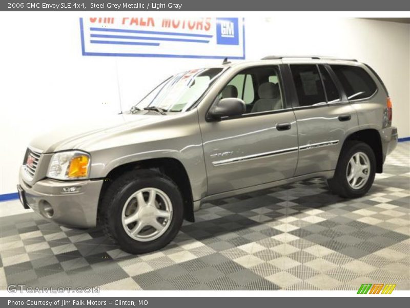 Steel Grey Metallic / Light Gray 2006 GMC Envoy SLE 4x4