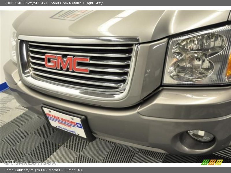 Steel Grey Metallic / Light Gray 2006 GMC Envoy SLE 4x4