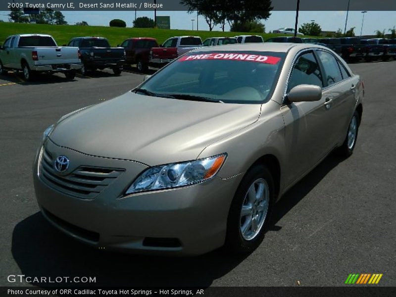 Desert Sand Metallic / Bisque 2009 Toyota Camry LE