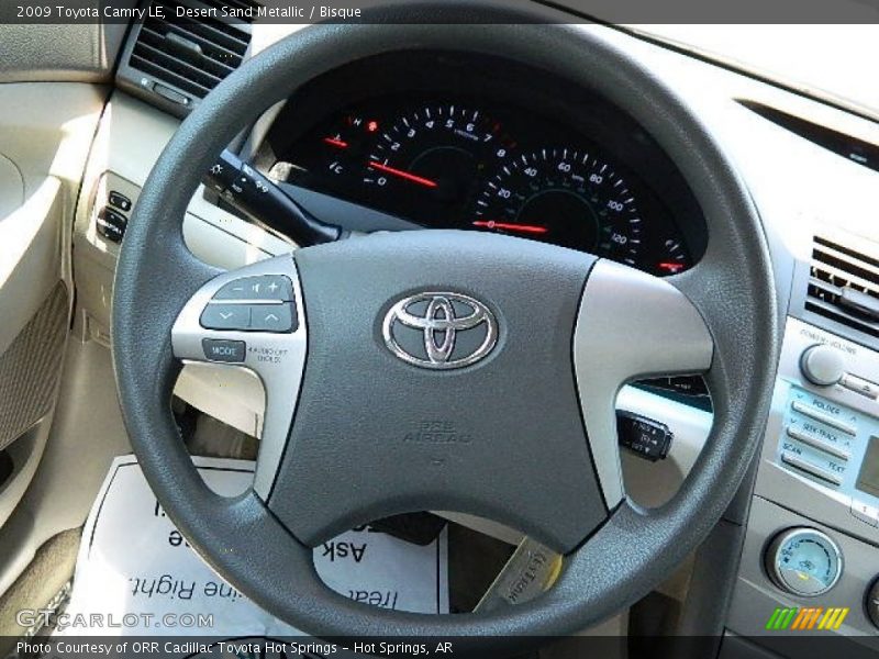 Desert Sand Metallic / Bisque 2009 Toyota Camry LE