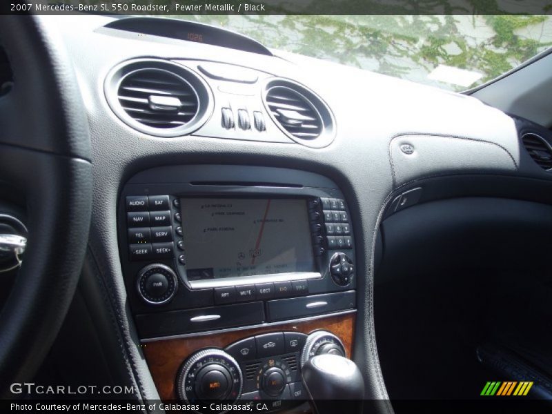 Pewter Metallic / Black 2007 Mercedes-Benz SL 550 Roadster