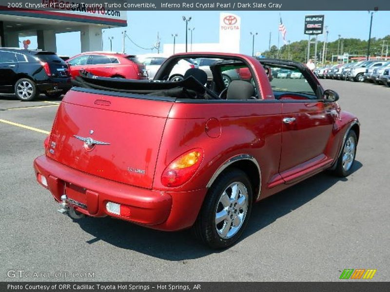 Inferno Red Crystal Pearl / Dark Slate Gray 2005 Chrysler PT Cruiser Touring Turbo Convertible