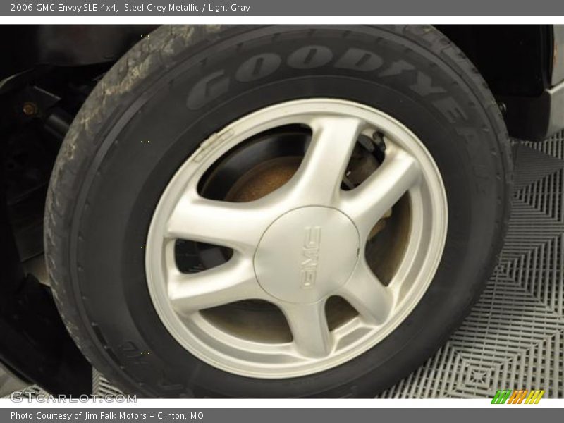 Steel Grey Metallic / Light Gray 2006 GMC Envoy SLE 4x4