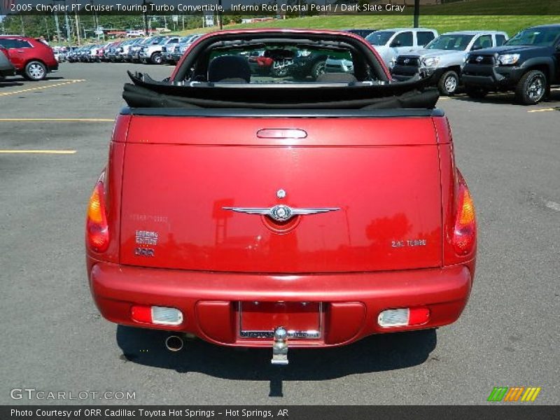 Inferno Red Crystal Pearl / Dark Slate Gray 2005 Chrysler PT Cruiser Touring Turbo Convertible