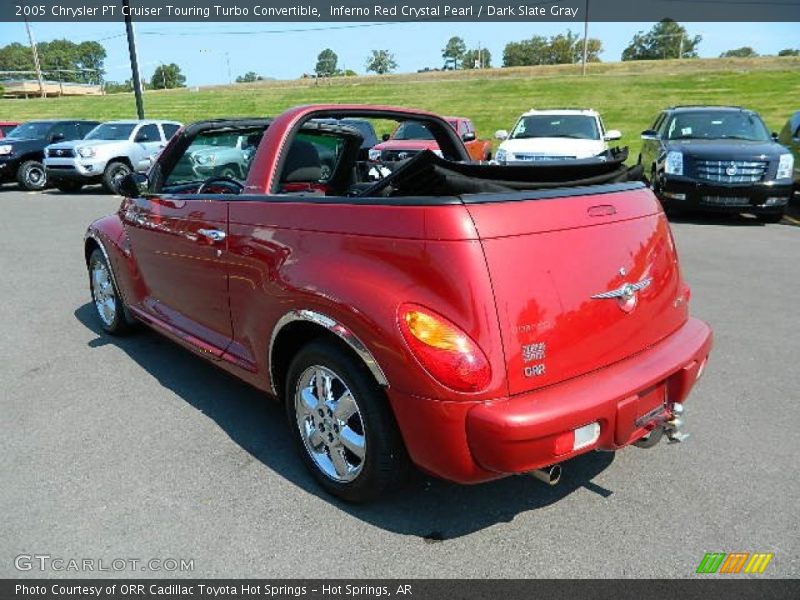 Inferno Red Crystal Pearl / Dark Slate Gray 2005 Chrysler PT Cruiser Touring Turbo Convertible