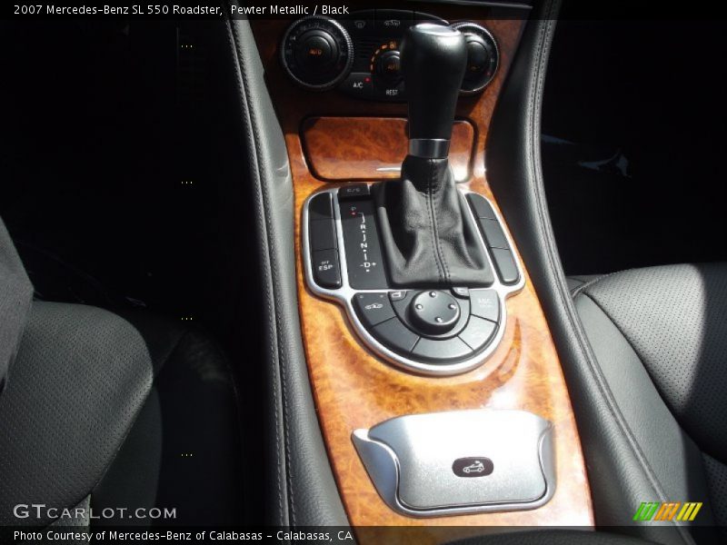 Pewter Metallic / Black 2007 Mercedes-Benz SL 550 Roadster